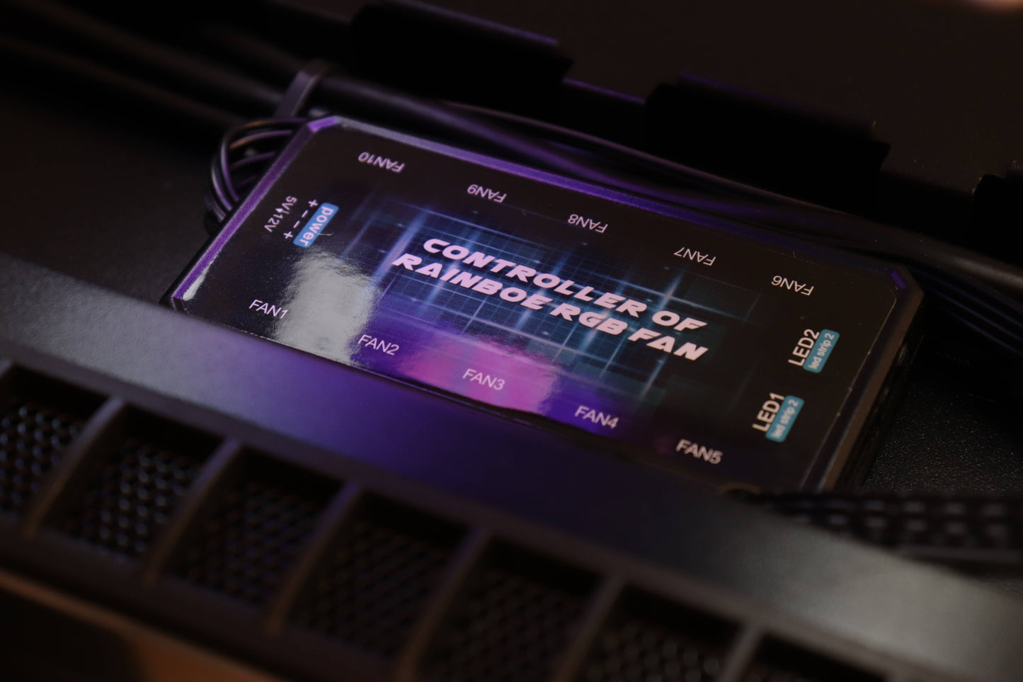 Gabinete Gaming Naceb Gaming HYDRA Crystal Case