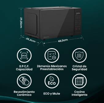 Microondas Hisense HMMS2509BP