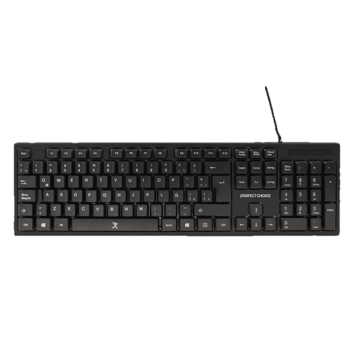 Kit Teclado+Mouse+Diadema para Oficina PERFECT CHOICE PC-201717