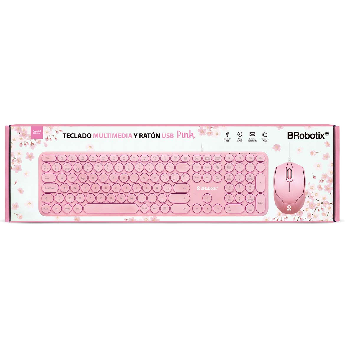 Combo Teclado y Mouse BROBOTIX 6001196