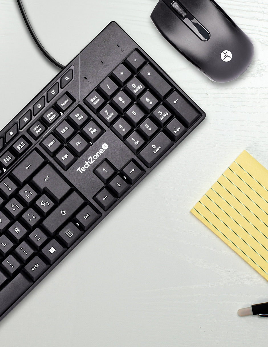 Kits para Teclado Y Mouse TECHZONE TZACCBA01