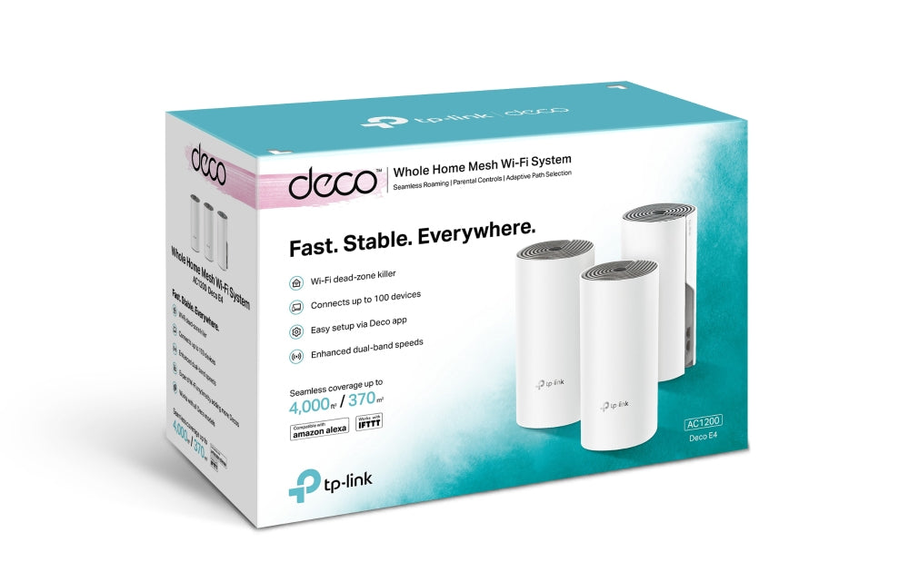 Kit Sistema MESH TP-LINK Deco E4(3-Pack)