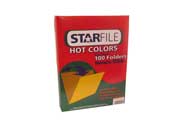FOLDERS MAPASA HOT COLORS VERDE OFICIO CAJA C/100