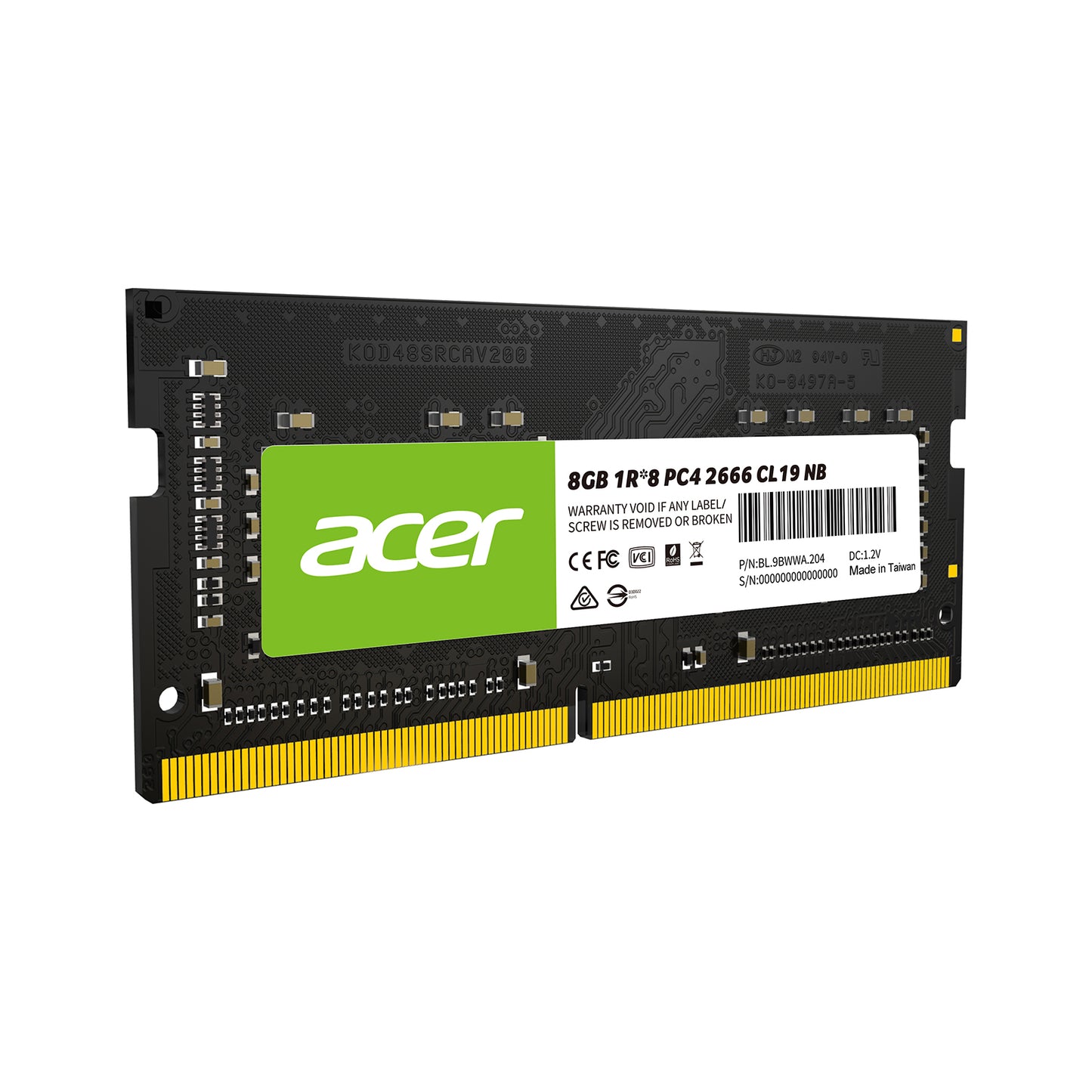 Memoria RAM Acer SD100 de 8GB DDR4 SO-DIMM