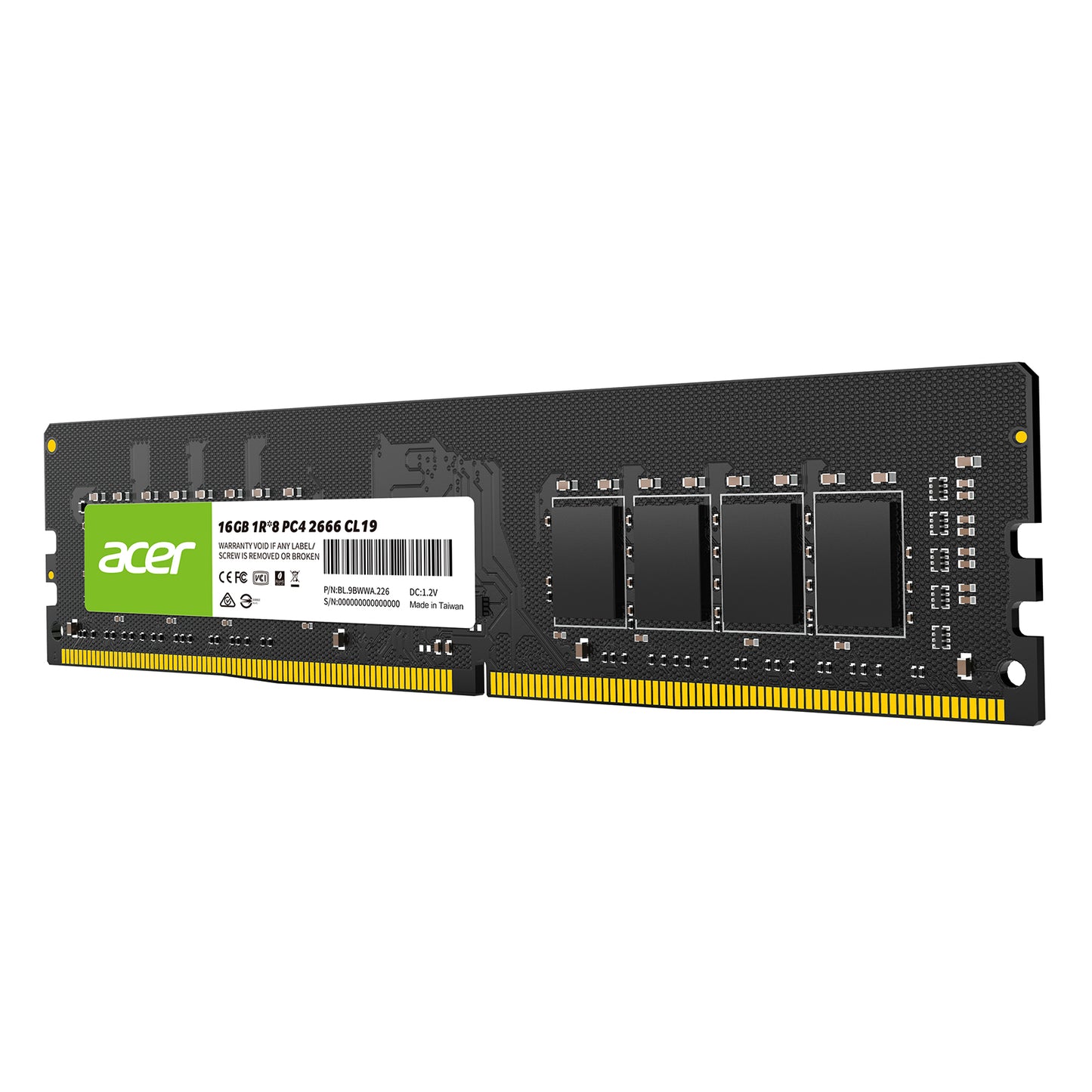 Memoria RAM Acer UD100 de 8GB DDR4 UDIMM