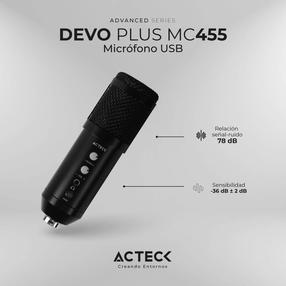 Micrófonos ACTECK MC455