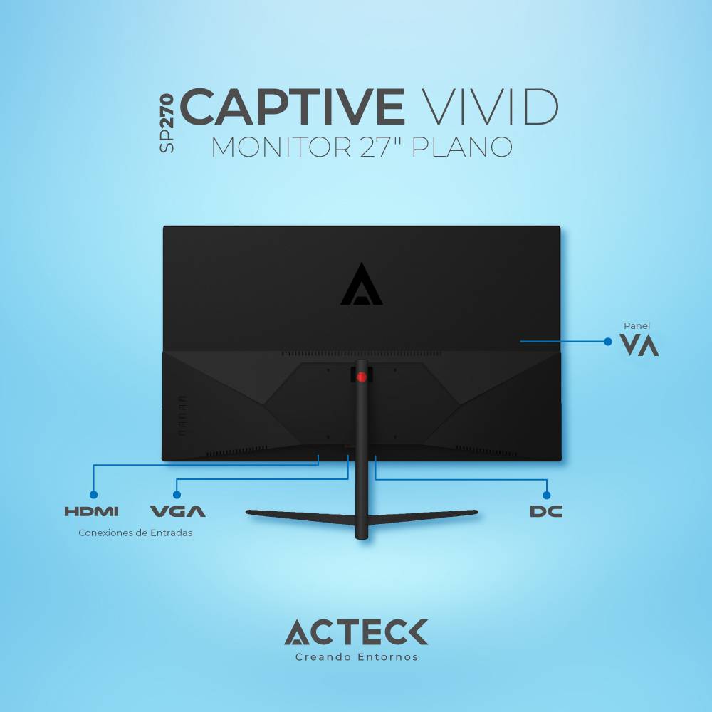 Monitores ACTECK CAPTIVE VIVI II SP270