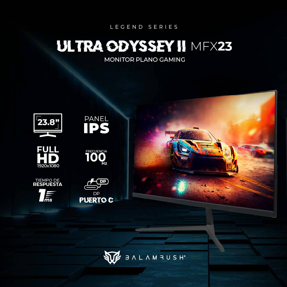 Monitor Gaming Balam Rush MFX23