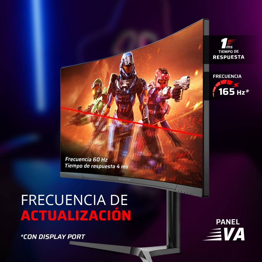 Monitores Balam Rush MXT34P