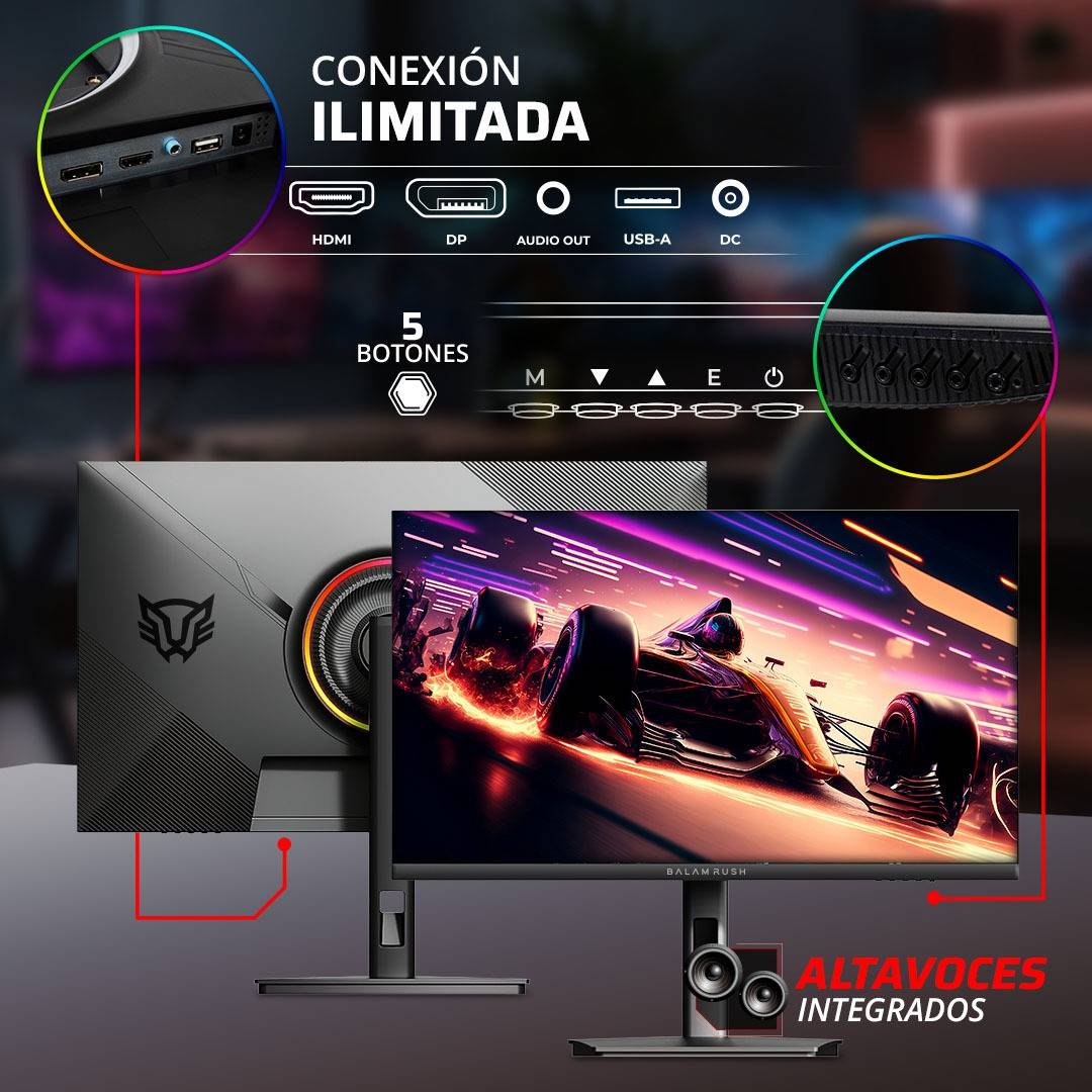 Monitores Gaming Balam Rush BR-940702