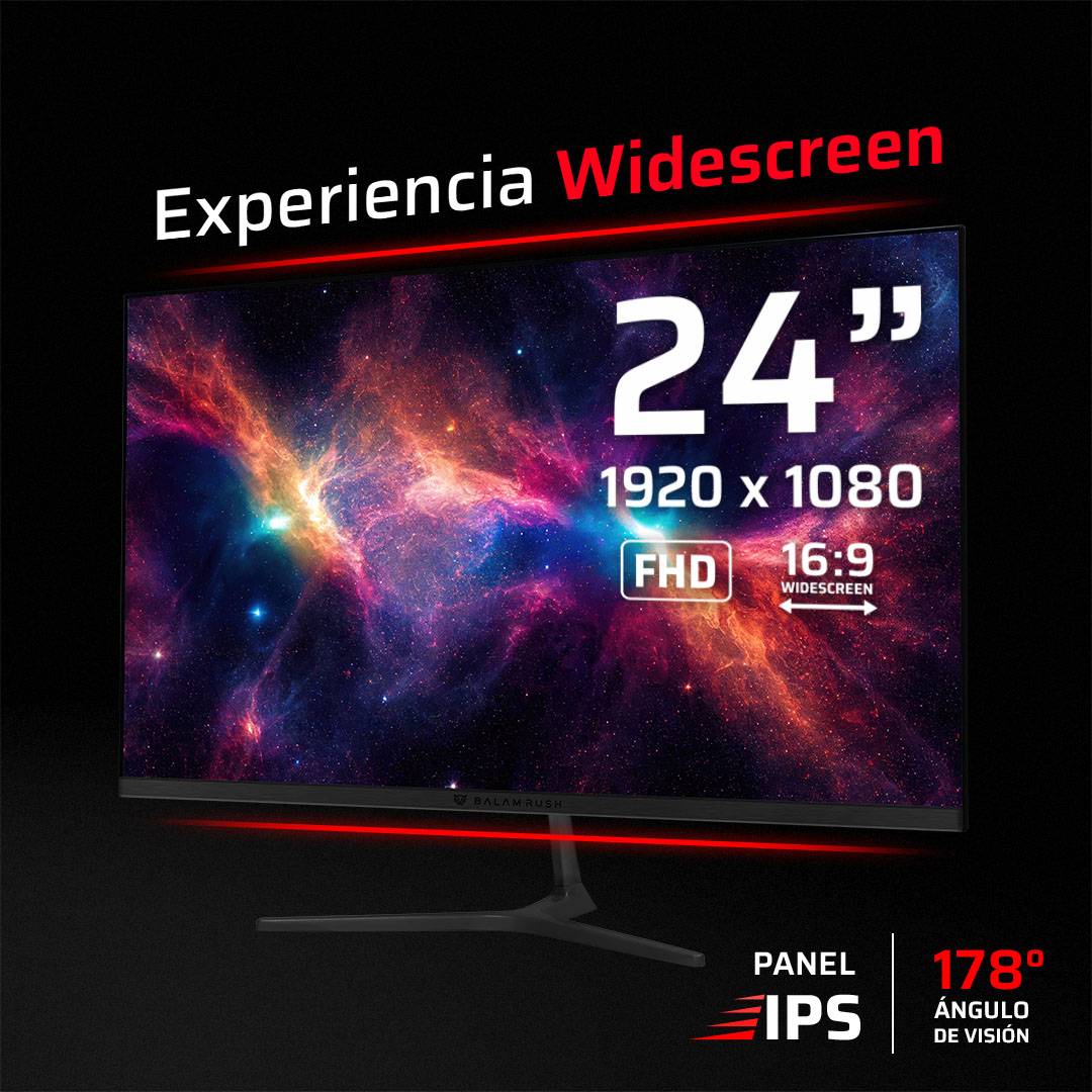 Monitores Gaming Balam Rush MNG24Y