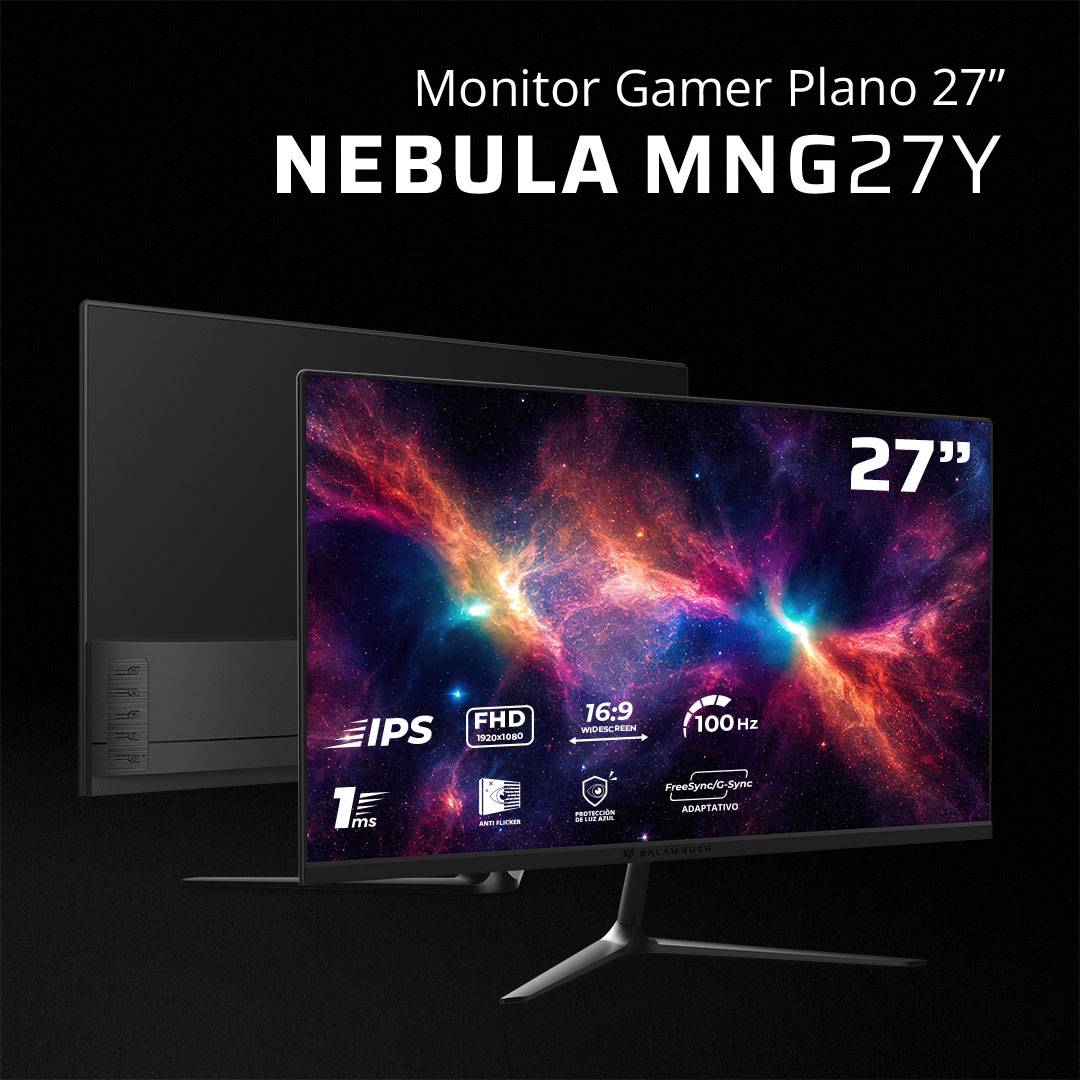 Monitores Gaming Balam Rush NEBULA MNG27Y