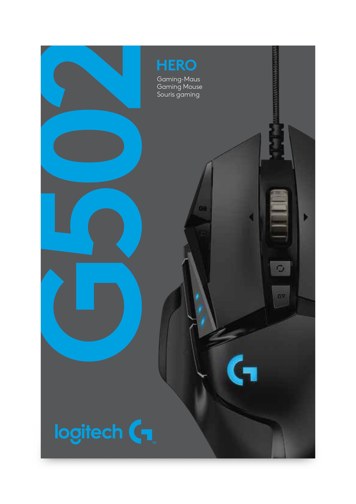 Mouse alámbrico LOGITECH G502 HERO