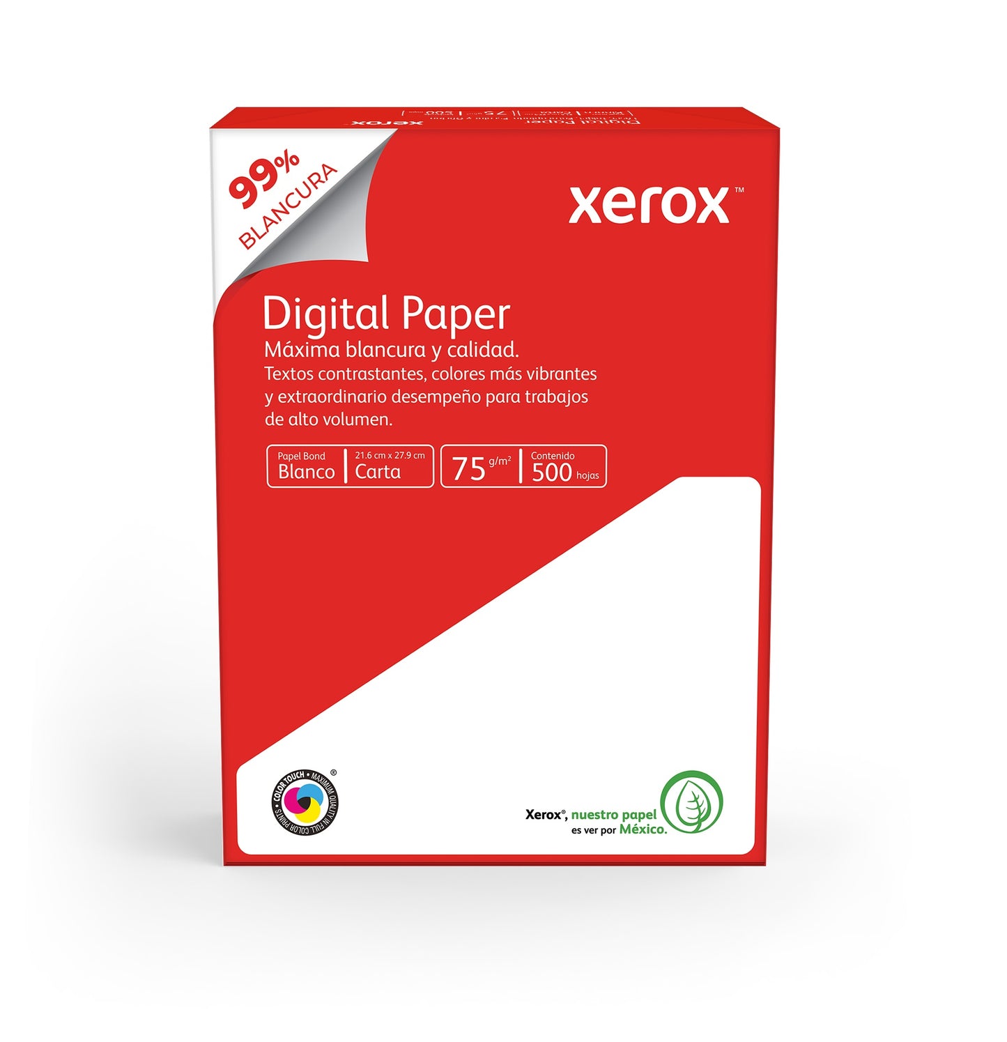 Papel Bond Digital Paper Carta XEROX Rojo