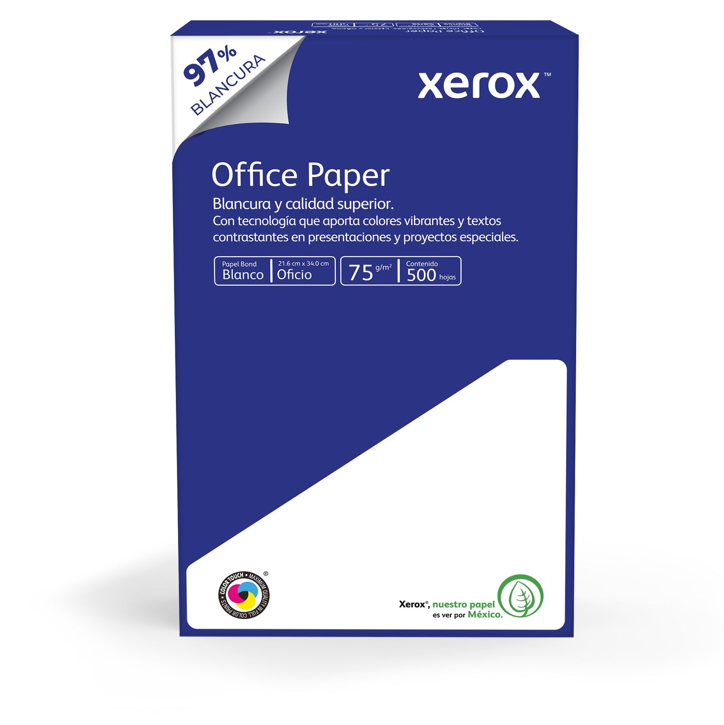 Papel Bond Office Paper Oficio XEROX Azul