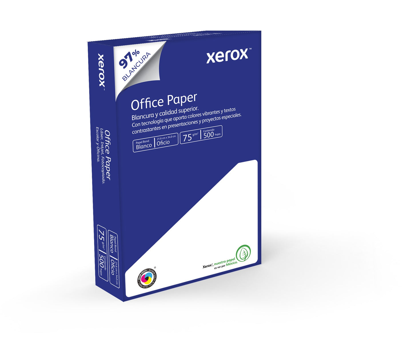 Papel Bond Office Paper Oficio XEROX Azul