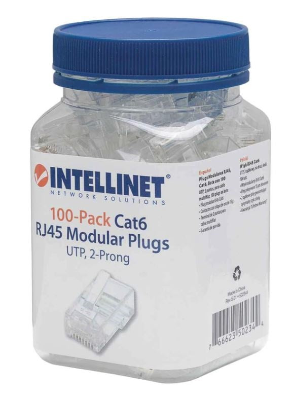 Plugs de Red CAT6 INTELLINET 502344