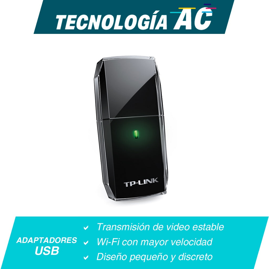 Adaptador USB Dual Band TP-LINK Archer T2U