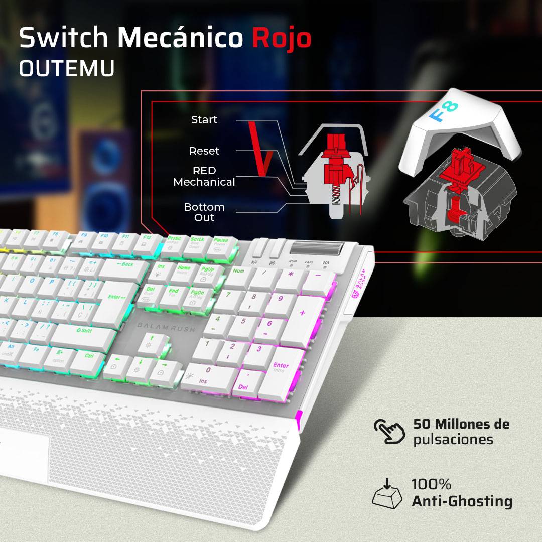 Teclados Gaming Balam Rush GK9791