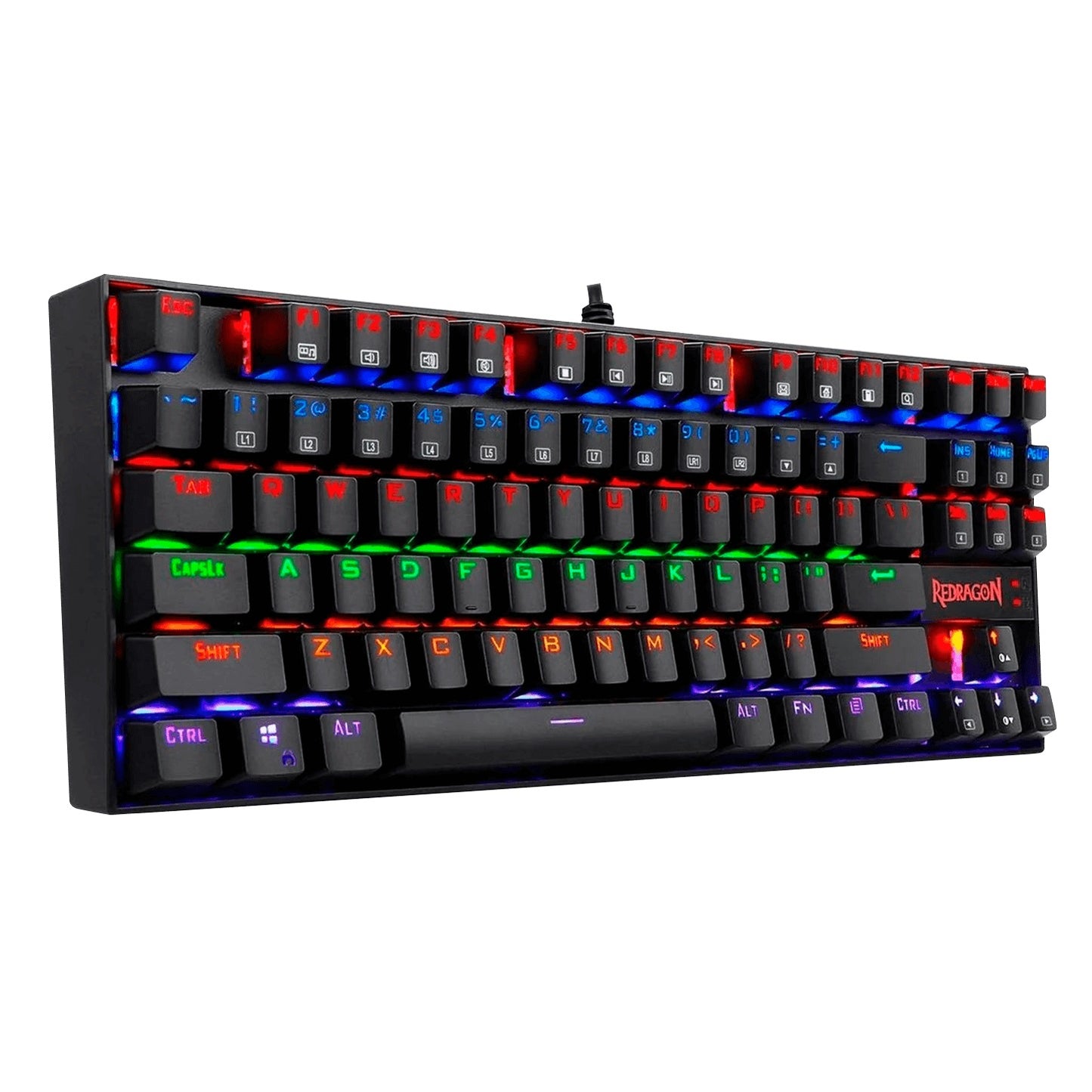 Teclado Mecánico Redragon Kumara Rainbow