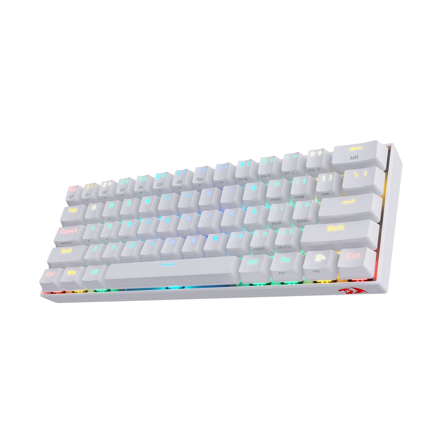 Teclado Mecánico Redragon Draconic White