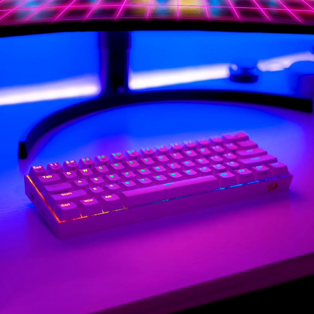 Teclado Mecánico Redragon Draconic White