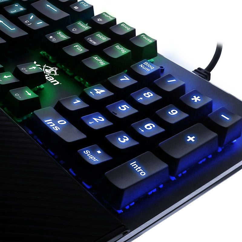 TECLADO GAMER ME SWAZ RGB Yeyian FLARE SERIE 2000