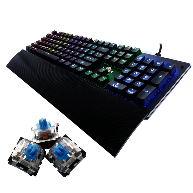 TECLADO GAMER ME SWAZ RGB Yeyian FLARE SERIE 2000