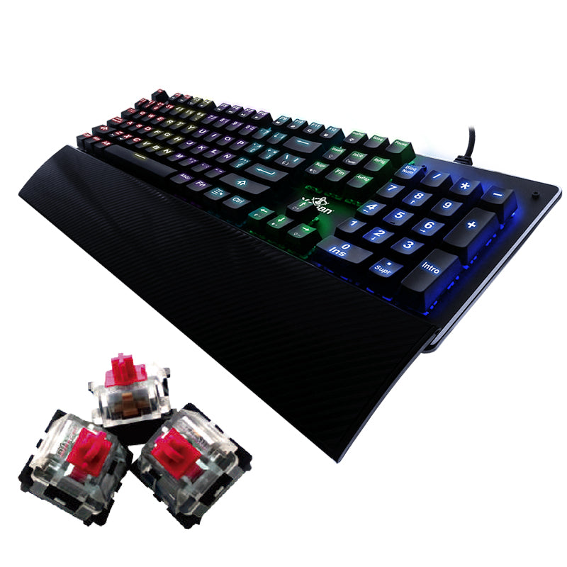 TECLADO GAMER ME SWRO RGB Yeyian FLARE SERIE 2000