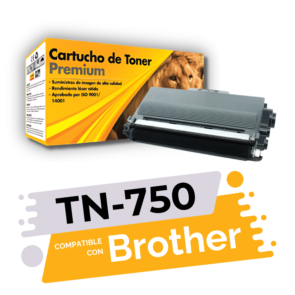 Tóner TN750 Compatible con Brother