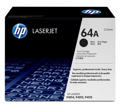 Tóner HP 64A - CC364A, Negro