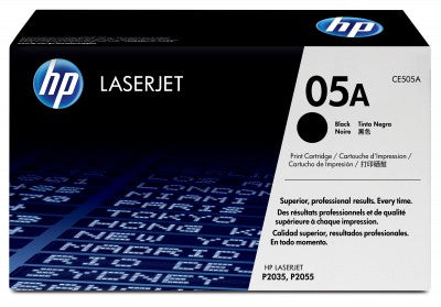 Tóner HP 05A - CE505A, Negro