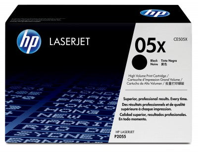 Tóner HP 05X - CE505X, Negro - Alto rendimiento