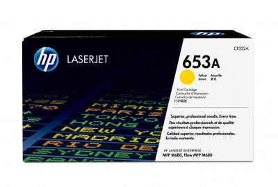Tóner HP 653A - CF322A, Amarillo