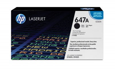 Toner HP 647A - CE260A, Negro