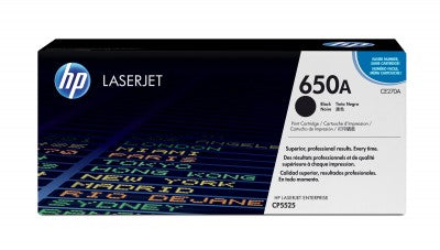 Tóner HP 650A - CE270A, Negro