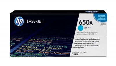 Tóner HP 650A - CE271A, Cian
