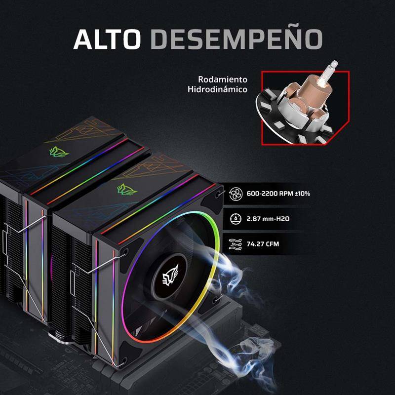 Enfriamiento y Ventilación Balam Rush HEX70