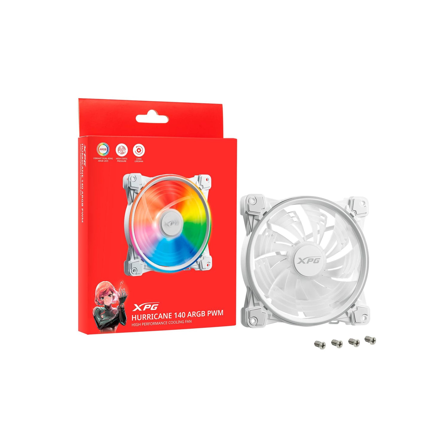 Ventilador XPG HURRICANE 140 ARGB PWM