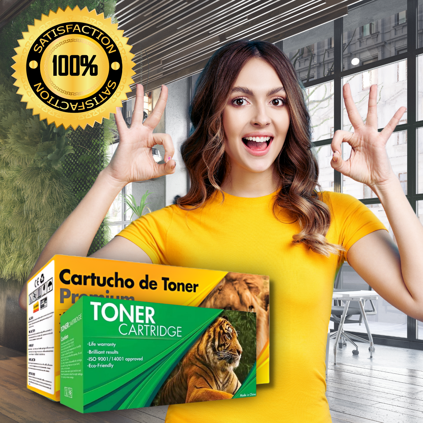 Tóner 136A (W1360A) Compatible con HP