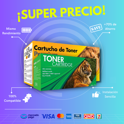 Tóner 136A (W1360A) Compatible con HP