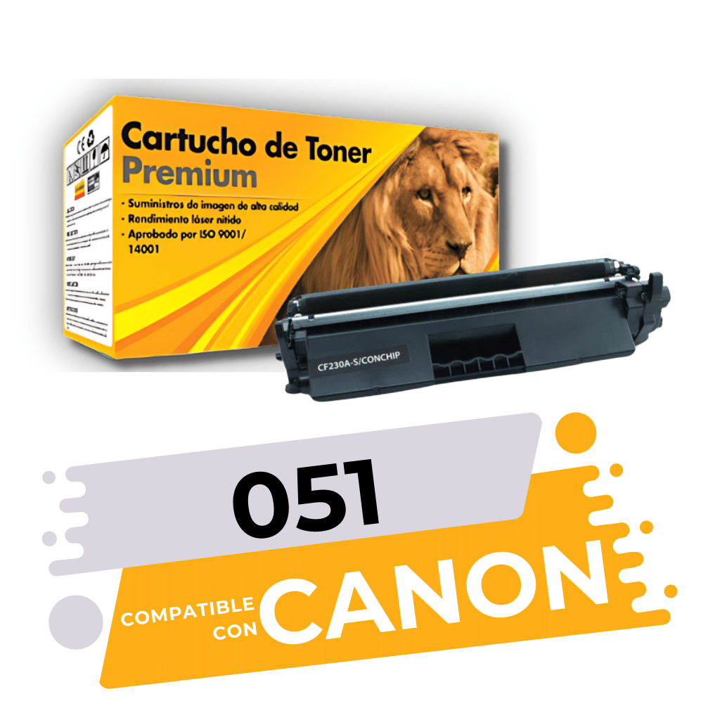 Tóner 051 Compatible con Canon