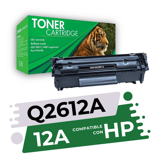 Tóner 12A (Q2612A) Compatible con HP