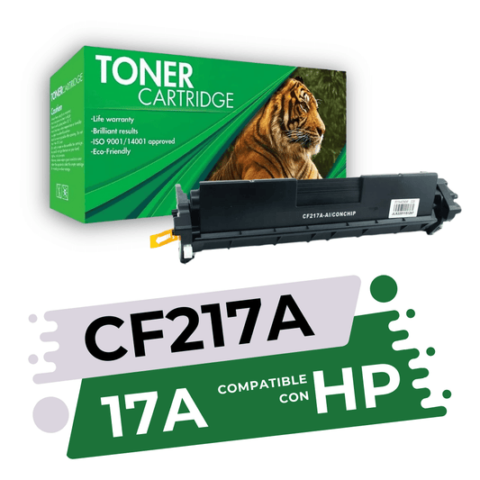 Tóner 17A (CF217A) Compatible con HP