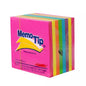 Nnotas Adhesivas Janel Memo Tip Mini Cubo 2"X2" Neon C/400