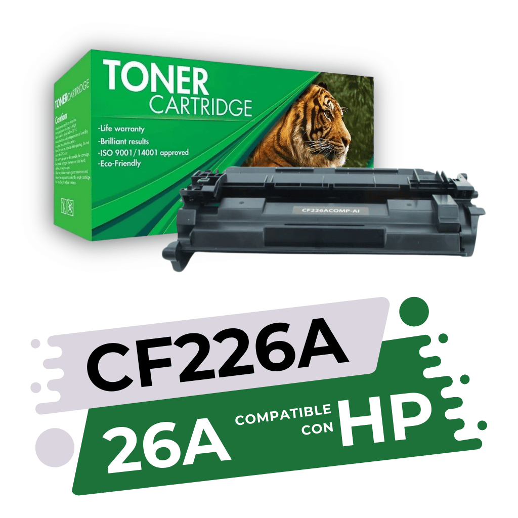 Tóner 26A (CF226A) Compatible con HP