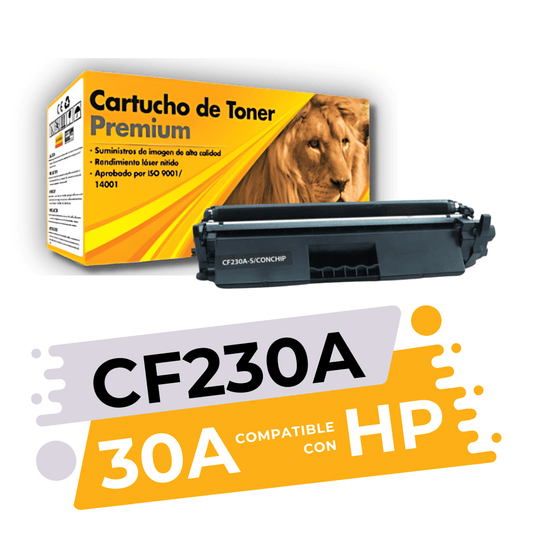 Tóner 30A (CF230A) Compatible con HP