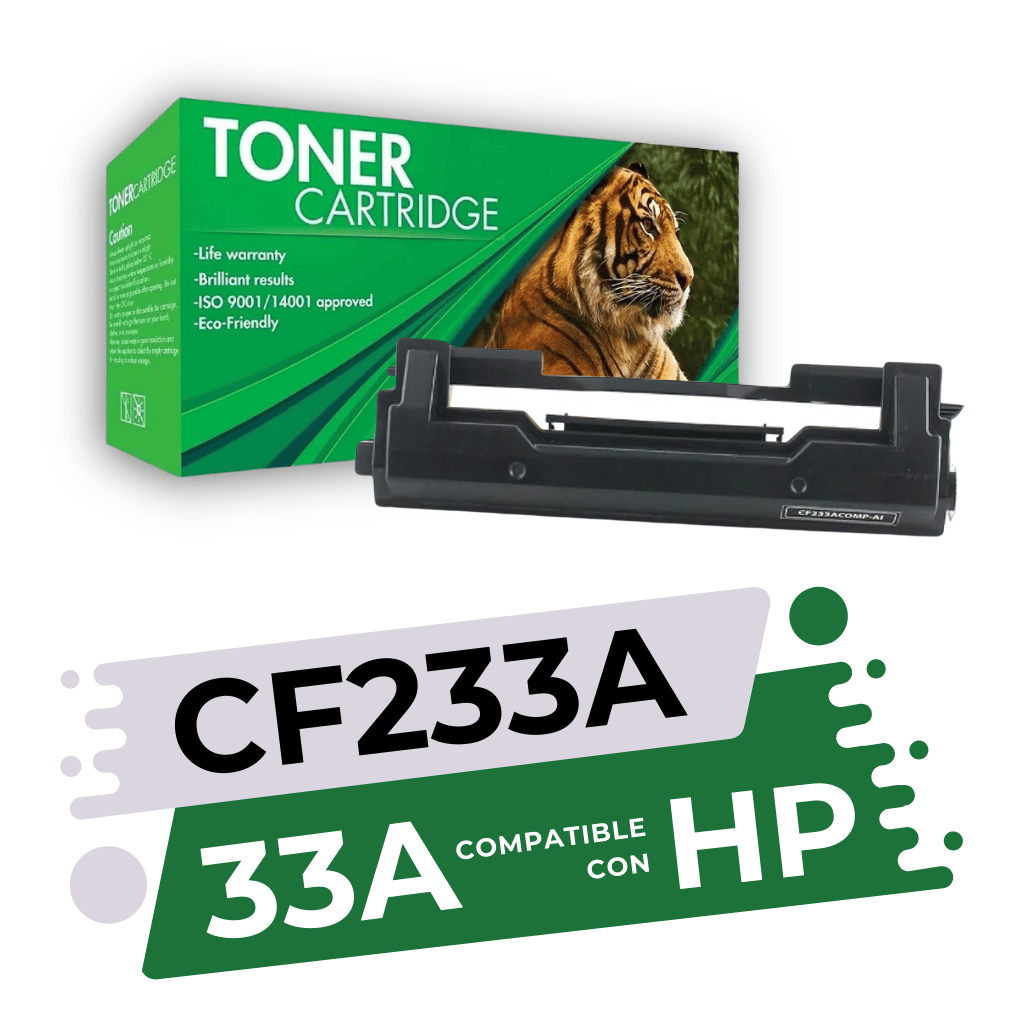 Tóner 33A (CF233A) Compatible con HP