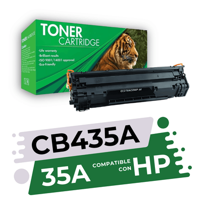 Tóner 35A (CB435A) Compatible con HP