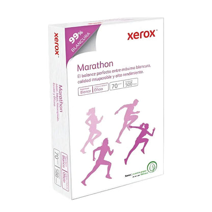 Papel Cortado Xerox Bond Marathon Oficio 70Grs 99% Blancura C/5000 Hojas